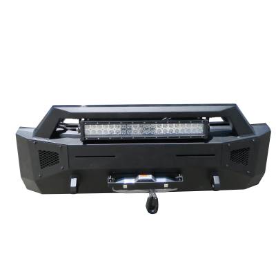 Black Horse Off Road - ARMOUR III Heavy Duty With 20" Single Row Light Bar-Textured Black-2014-2021-Toyota Tundra|Black Horse Off Road - Image 2