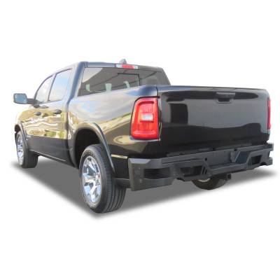 Black Horse Off Road - ARMOUR Heavy Duty Rear Bumper-Matte Black-2025-2025 Ram 1500 |Black Horse Off Road - Image 4