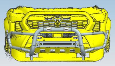 Black Horse Off Road - BEACON Front Runner-Textured Black-2024-2025 Toyota Tacoma|Black Horse Off Road - Image 2