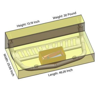 Black Horse Off Road - BULL BAR-T-Textured Black-2019-2024 Subaru Forester|Black Horse Off Road - Image 5