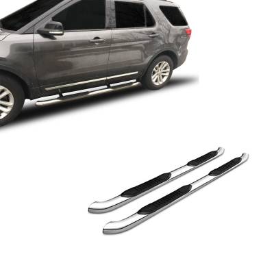 3in Side Steps-Stainless Steel-2011-2019 Ford Explorer|Black Horse Off Road
