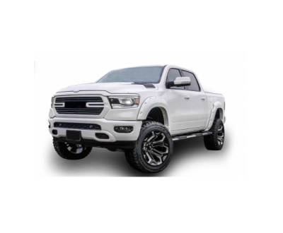 Black Horse Off Road - EXTREME Wheel-to-Wheel Side Steps-Satin Black-2019-2025 Ram 1500 Crew Cab 5.5ft Short bed|Black Horse Off Road - Image 3