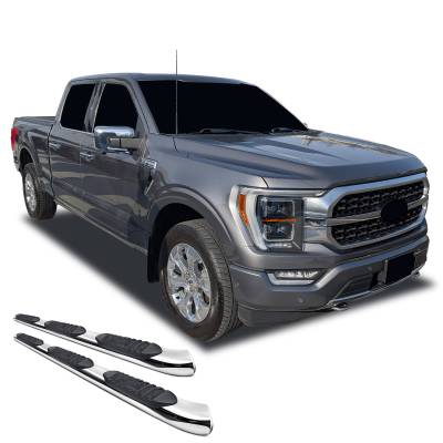 Black Horse Off Road - EXTREME Wheel-to-Wheel Side Steps-Stainless Steel-F-150/F-150 Lightning|Black Horse Off Road - Image 4
