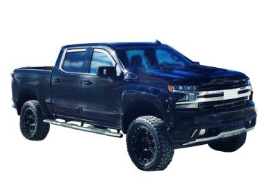 Black Horse Off Road - EXTREME Wheel-to-Wheel Side Steps-Satin Black-Silverado and Sierra 1500|Black Horse Off Road - Image 3