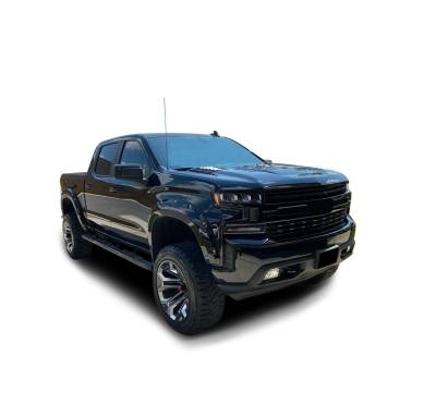 Black Horse Off Road - EXTREME Wheel-to-Wheel Side Steps-Satin Black-Silverado and Sierra 1500|Black Horse Off Road - Image 4