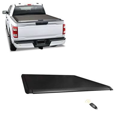 Back Track Manual Retractable Tonneau Cover-Black-2021-2025 Ford F-150|Black Horse Off Road
