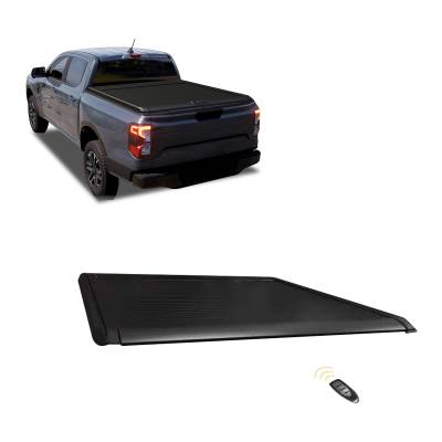 Black Horse Off Road - Back Track Manual Retractable Tonneau Cover-Black-2023-2025 Ford Ranger|Black Horse Off Road - Image 2