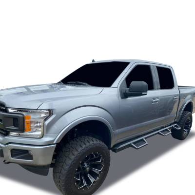 Black Horse Off Road - SUPERIOR Side Steps WTW-Black-2015-2023 Ford F-150 Crew Cab|Black Horse Off Road - Image 4