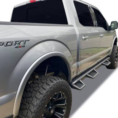 Black Horse Off Road - SUPERIOR Side Steps WTW-Black-2015-2023 Ford F-150 Crew Cab|Black Horse Off Road - Image 5