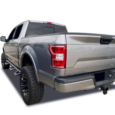 Black Horse Off Road - SUPERIOR Side Steps WTW-Black-2015-2023 Ford F-150 Crew Cab|Black Horse Off Road - Image 6