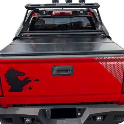Black Horse Off Road - Hard Tonneau Cover-Black-2015-2023 GMC Canyon/2015-2023 Chevrolet Colorado|Black Horse Off Road - Image 4