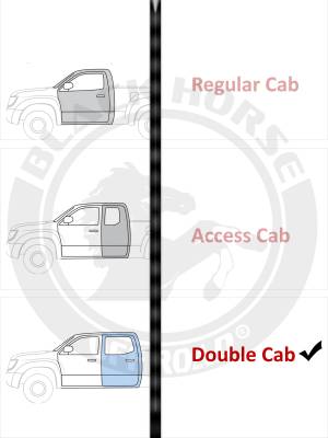 Black Horse Off Road - EPIC Running Boards-Black-2019-2025 Chevrolet Silverado-GMC Sierra 1500 Double Cab/2022 Chevrolet Silverado-GMC Sierra 1500 LTD Double Cab/20-25 Chevrolet Silverado-GMC Sierra 2500 HD Double Cab/|3500 HD Double Cab|Black Horse Off Road - Image 12