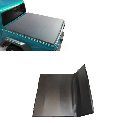 Black Horse Off Road - Premier Soft Tonneau Cover-Black-2020-2024 Jeep Gladiator|Black Horse Off Road - Image 2