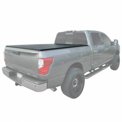Black Horse Off Road - Premier Soft Tonneau Cover-Black-2005-2024 Nissan Frontier|Black Horse Off Road - Image 2