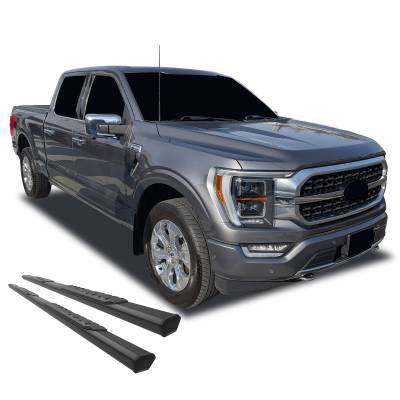 Black Horse Off Road - EPIC Running Boards-Black-2015-2025 Ford F-150 SuperCrew Cab/2022-2025 Ford F-150 Lightning SuperCrew Cab/2017-2025 Ford F-250|F-350|F-450 Super Duty Crew Cab/2017-2025 Ford F-550 Super Duty Crew Cab|Black Horse Off Road - Image 11
