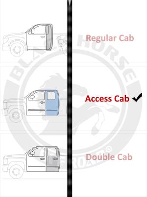 Black Horse Off Road - EPIC Running Boards-Black-2005-2023 Toyota Tacoma Access Cab|Black Horse Off Road - Image 12