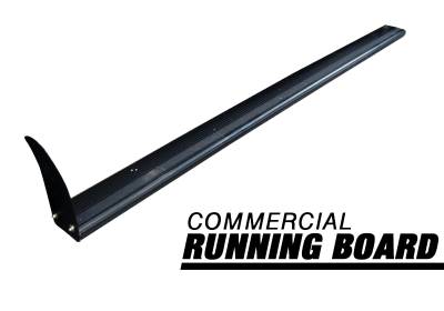 Black Horse Off Road - COMMERCIAL Running Boards-Black-Chevrolet Express 1500/2500/3500, Ford E-Series (E-150/E-250/E-350) Econoline/Club Wagon/Super Duty, Ford E-450 Super Duty, GMC Savana 1500/2500/3500|Black Horse Off Road - Image 3