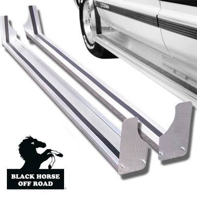 Black Horse Off Road - COMMERCIAL Running Boards-Aluminum-Chevrolet Express 1500/2500/3500, Ford E-150/E-250/E-350 Econoline/Club Wagon/Super Duty, Ford E-450 Super Duty, GMC Savana 1500/2500/3500|Black Horse Off Road - Image 4
