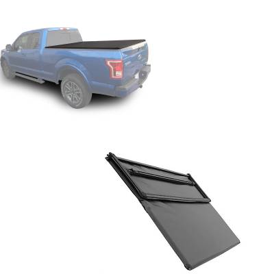 Black Horse Off Road - Premier Soft Tonneau Cover-Black-1999-2023 Ford F-250 Super Duty/1999-2023 Ford F-350 Super Duty/1999-2023 Ford F-450 Super Duty|Black Horse Off Road - Image 2