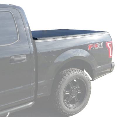 Black Horse Off Road - Premier Soft Tonneau Cover-Black-1999-2023 Ford F-250 Super Duty/1999-2023 Ford F-350 Super Duty/1999-2023 Ford F-450 Super Duty|Black Horse Off Road - Image 3