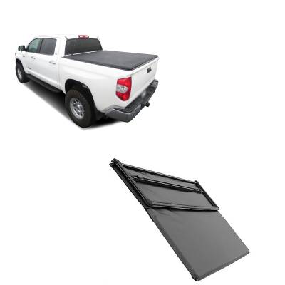 Premier Soft Tonneau Cover-Black-2014-2021 Toyota Tundra|Black Horse Off Road