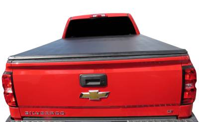 Black Horse Off Road - Premier Soft Tonneau Cover-Black-2014-2018 GMC Sierra 1500/2014-2018 Chevrolet Silverado 1500|Black Horse Off Road - Image 3