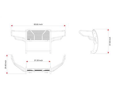 Black Horse Off Road - RUGGED HD Grille Guard-Black-Tundra/Sequoia|Black Horse Off Road - Image 12