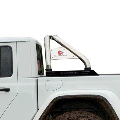 Black Horse Off Road - CLASSIC Roll Bar-Stainless Steel-2020-2025 Jeep Gladiator|Black Horse Off Road - Image 3