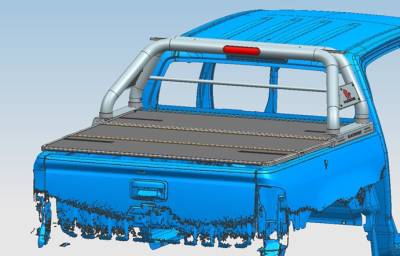 Black Horse Off Road - CLASSIC Roll Bar-Stainless Steel-2020-2025 Jeep Gladiator|Black Horse Off Road - Image 9