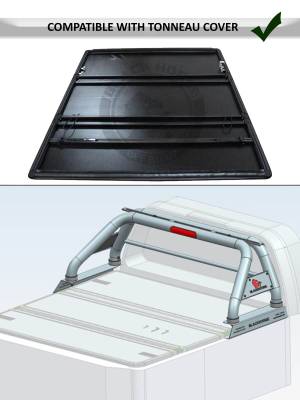 Black Horse Off Road - CLASSIC Roll Bar-Stainless Steel-2020-2025 Jeep Gladiator|Black Horse Off Road - Image 15