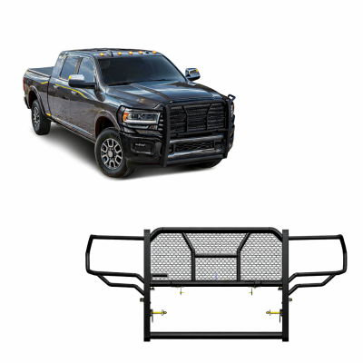 RUGGED HD Grille Guard-Black-2500/3500|Black Horse Off Road