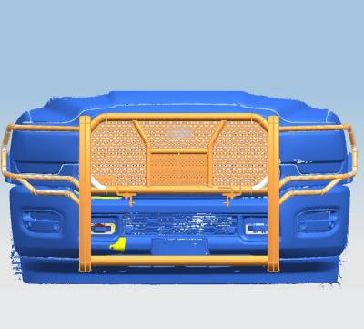 Black Horse Off Road - RUGGED HD Grille Guard-Black-2500/3500|Black Horse Off Road - Image 7