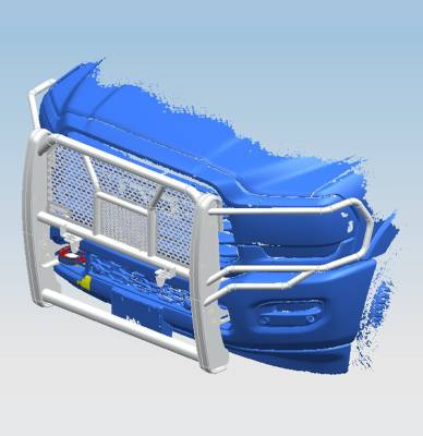 Black Horse Off Road - RUGGED HD Grille Guard-Stainless Steel-2019-2024 Ram 2500/Ram 3500|Black Horse Off Road - Image 10