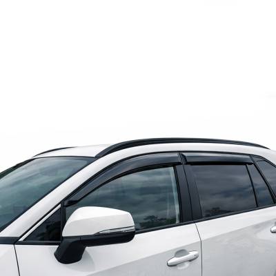 Black Horse Off Road [BHOR] |In Channel Rain Guard/Wind Deflectors|1996-2024 Chevrolet Express |Smoke,4Pcs|#1494255IN