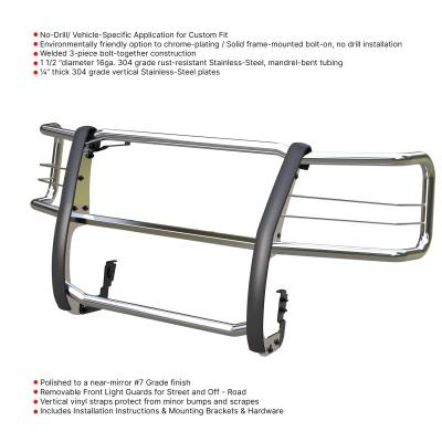 Black Horse Off Road - MODULAR Grille Guard-Stainless Steel-2003-2026 Chevrolet express|Black Horse Off Road - Image 5