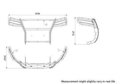 Black Horse Off Road - Grille Guard-Stainless Steel-Mercedes and Freightliner Sprinter|Black Horse Off Road - Image 11