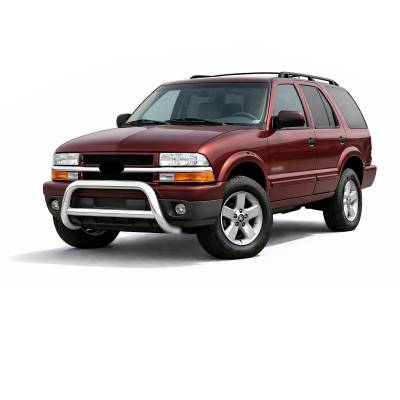Black Horse Off Road - A Bar-Stainless Steel-1998-2004 Chevrolet S10 Blazer/1998-2004 Chevrolet Blazer/1998-2002 GMC S15 Jimmy/1998-2001 Oldsmobile Bravada/1998-2003 Isuzu Hombre/1998-2004 GMC S-Series Pick-up|Black Horse Off Road - Image 4