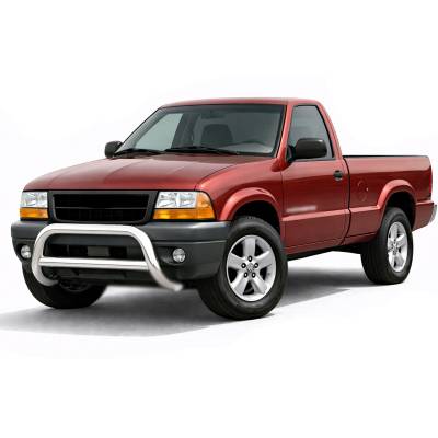 Black Horse Off Road - A Bar-Stainless Steel-1998-2004 Chevrolet S10 Blazer/1998-2004 Chevrolet Blazer/1998-2002 GMC S15 Jimmy/1998-2001 Oldsmobile Bravada/1998-2003 Isuzu Hombre/1998-2004 GMC S-Series Pick-up|Black Horse Off Road - Image 6