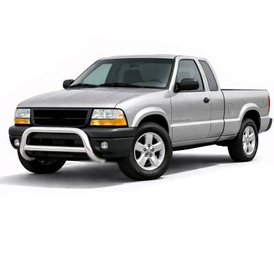 Black Horse Off Road - A Bar-Stainless Steel-1998-2004 Chevrolet S10 Blazer/1998-2004 Chevrolet Blazer/1998-2002 GMC S15 Jimmy/1998-2001 Oldsmobile Bravada/1998-2003 Isuzu Hombre/1998-2004 GMC S-Series Pick-up|Black Horse Off Road - Image 8