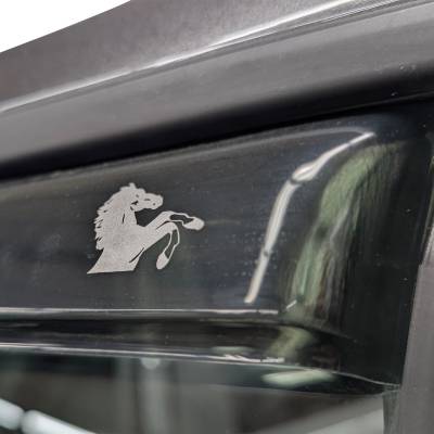 Black Horse Off Road - Black Horse Off Road [BHOR] |In Channel Rain Guard/Wind Deflectors|2019-2024 Ram 1500 Crew Cab|Smoke,4Pcs|#1494806IN - Image 6