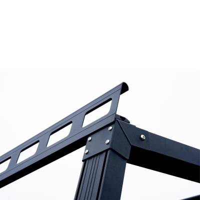 Black Horse Off Road - Base K2 Over Cab Rack-Black-2004-2026 Silverado&Sierra 1500&Titan|2009-2026 Dodge Ram 1500|2011-2026 Ram 2500|2001-2026 F-150|2022-2026 F-150 Lightning|2007-2026 Tundra|Black Horse off Road - Image 3