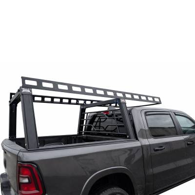 Black Horse Off Road - Base K2 Over Cab Rack-Black-2004-2026 Silverado&Sierra 1500&Titan|2009-2026 Dodge Ram 1500|2011-2026 Ram 2500|2001-2026 F-150|2022-2026 F-150 Lightning|2007-2026 Tundra|Black Horse off Road - Image 23