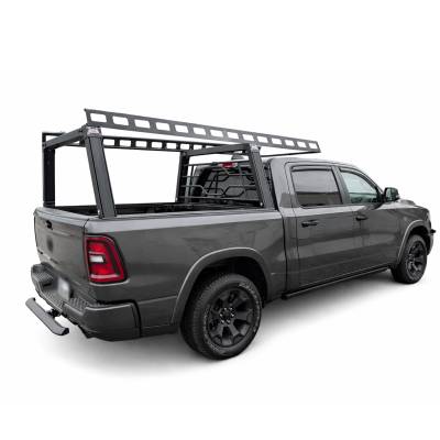 Black Horse Off Road - Base K2 Over Cab Rack-Black-2004-2026 Silverado&Sierra 1500&Titan|2009-2026 Dodge Ram 1500|2011-2026 Ram 2500|2001-2026 F-150|2022-2026 F-150 Lightning|2007-2026 Tundra|Black Horse off Road - Image 24