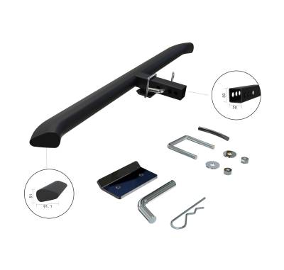 Black Horse Off Road - Rear Hitch Step-Black-Universal|Black Horse Off Road - Image 13
