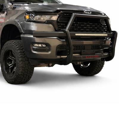 Black Horse Off Road - RAMBLER Grille Guard With 30" LED Bar Single Row-Black-2019-2023 Ram 1500|Black Horse Off Road - Image 15