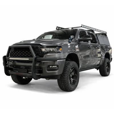 Black Horse Off Road - RAMBLER Grille Guard With 30" LED Bar Single Row-Black-2019-2023 Ram 1500|Black Horse Off Road - Image 19