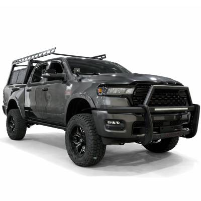 Black Horse Off Road - RAMBLER Grille Guard With 30" LED Bar Single Row-Black-2019-2023 Ram 1500|Black Horse Off Road - Image 21