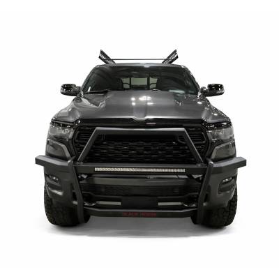 Black Horse Off Road - RAMBLER Grille Guard With 30" LED Bar Single Row-Black-2019-2023 Ram 1500|Black Horse Off Road - Image 22