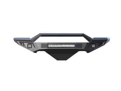 ARMOUR II HD Front Bumper Kit-Matte Black-2016-2018 Chevy Silverado 1500/2019-2021 Silverado 1500 LD|Black Horse Off Road