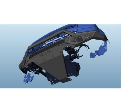 Black Horse Off Road - ARMOUR II HD Front Bumper-Matte Black-2016-2018 Chevy Silverado 1500/2019-2021 Silverado 1500 LD|Black Horse Off Road - Image 3